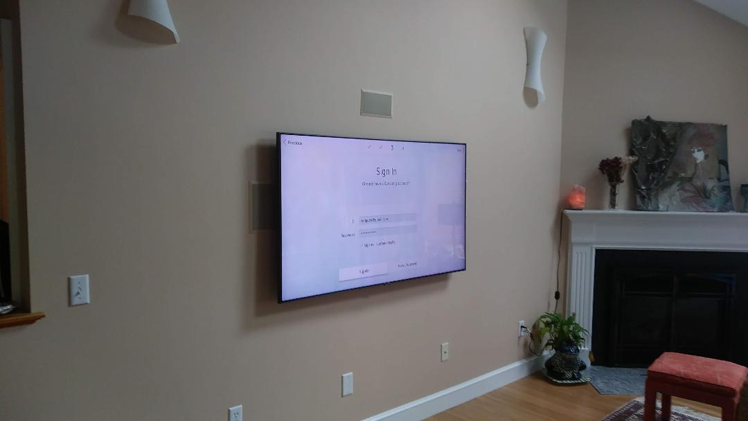 TV wall mounted